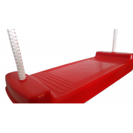 Detská plastová hojdačka červená