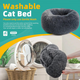 Pelech pre psíkov a mačičky Hniezdočko guľatý šedý S