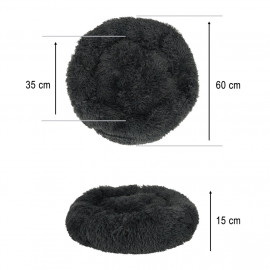 Pelech pre psíkov a mačičky Hniezdočko guľatý šedý M