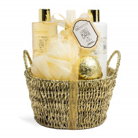 Luxusný darčekový kôš pre ženy Gold relax 6v1