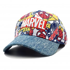 Detská šiltovka Komiks Marvel s potlačou a nášivkou M