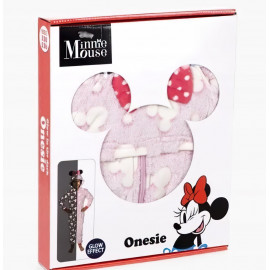 Detské svietiace pyžamo Minnie s ušami 110-116 M
