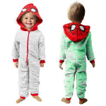 Detské svietiace pyžamo Spiderman so sieťou 110-116 M