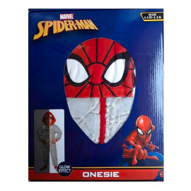 Detské svietiace pyžamo Spiderman so sieťou 122-128 L