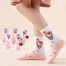 Detské ponožky Hello Kitty 2-5 rokov 5 párov Detské ponožky Hello Kitty 2-5 rokov 5 párov