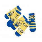 Detské ponožky Mimoni 3-5 rokov 5 párov Detské ponožky Mimoni 3-5 rokov 5 párov