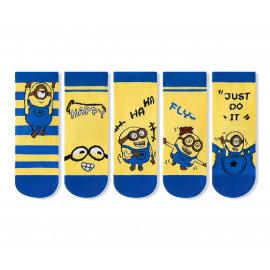 Detské ponožky Mimoni 3-5 rokov 5 párov Detské ponožky Mimoni 3-5 rokov 5 párov