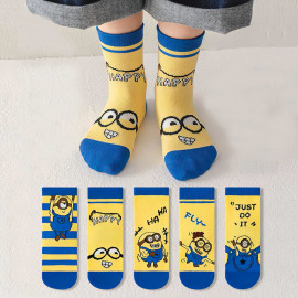 Detské ponožky Mimoni 3-5 rokov 5 párov Detské ponožky Mimoni 3-5 rokov 5 párov