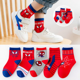 Detské ponožky Spiderman 6-8 rokov 5 párov Detské ponožky Spiderman 6-8 rokov 5 párov