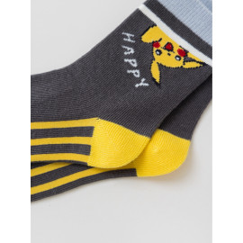 Detské ponožky Pokémon Pikachu a pokébal 3-5 rokov 5 párov Detské ponožky Pokémon Pikachu a pokébal 3-5 rokov 5 párov