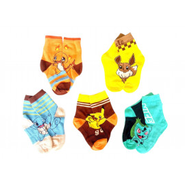 Detské ponožky Pokémon 3-5 rokov 5 párov Detské ponožky Pokémon 3-5 rokov 5 párov