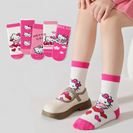 Detské ponožky Hello Kitty PINK 2-5 rokov 5 párov