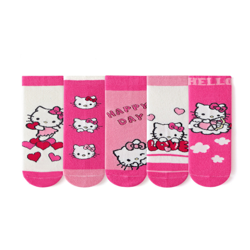 Detské ponožky Hello Kitty PINK 2-5 rokov 5 párov
