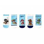 Detské ponožky Tlapková patrola Kamaráti 5-8 rokov 5 párov