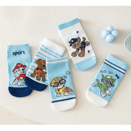 Detské ponožky Tlapková patrola Kamaráti 5-8 rokov 5 párov