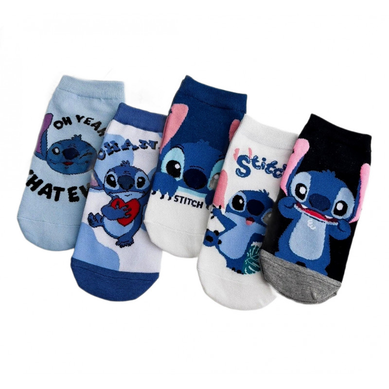 Detské ponožky Stitch 5-8 rokov 5 párov