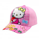 Detská šiltovka Hello kitty s potlačou S/M