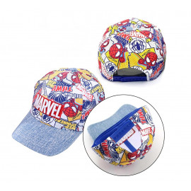 Detská šiltovka Komiks Marvel s potlačou a nášivkou M
