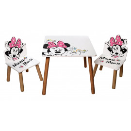 Detský stôl s stoličkami Minnie Mouse
