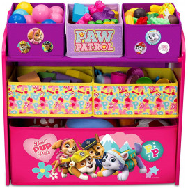 Organizér na hračky Paw Patrol Skye - ružový