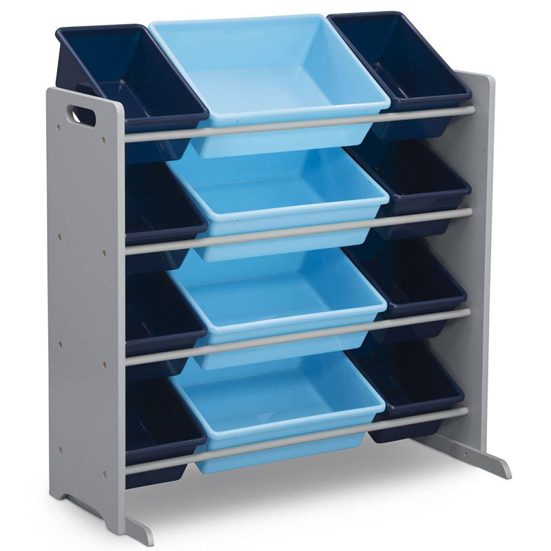 Organizér na hračky modro sivý - maxi Organizér na hračky modro sivý - maxi