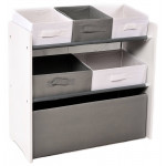 Organizér na hračky Šedy