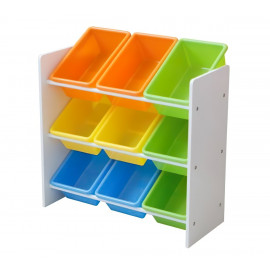 Detský úložný regál na hračky Colorful Detský úložný regál na hračky Colorful