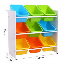 Detský úložný regál na hračky Colorful Detský úložný regál na hračky Colorful