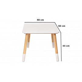 Detský stôl so stoličkami Macko