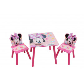 Detský stôl s stoličkami Minnie