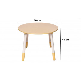 Detský stôl so stoličkami Méďa
