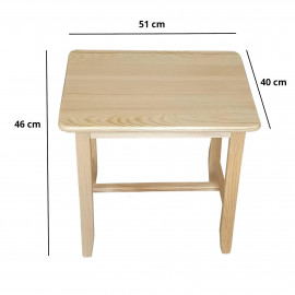 Detský stôl s tromi stoličkami Wood