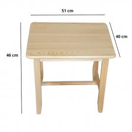 Detský stôl s tromi stoličkami Wood Mimoni