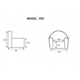 Detské kresielko jednorožec Detské kresielko jednorožec