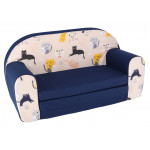 Detská rozkladacia mini pohovka Mačky Detská rozkladacia mini pohovka Mačky