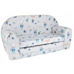 Detská rozkladacia mini pohovka Zajačik