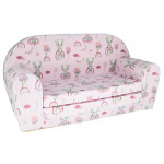 Detská rozkladacia mini pohovka Myška na obláčiku