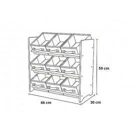 Organizér na hračky Lama