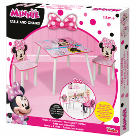 Detský stôl s stoličkami Myška Minnie