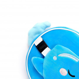 Cestovný vankúšik a maska na oči Delfínik