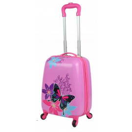 Detský cestovný kufor Motýliky 29l