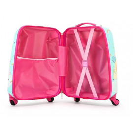 Detský cestovný kufor Jednorožec ružový 29l