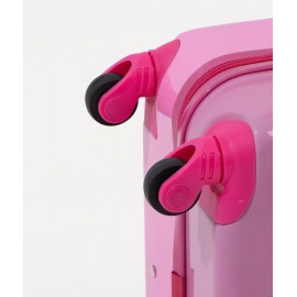 Detský cestovný kufor Sloník ružový 29l