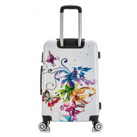 Detský cestovný kufor Kvety 45l