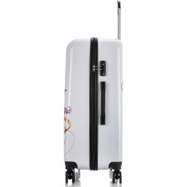 Detský cestovný kufor Kvety 45l