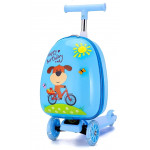 Detský cestovný kufor s kolobežkou 2v1