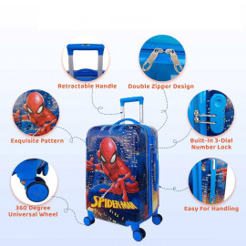 Detský cestovný kufor Spiderman city 45l