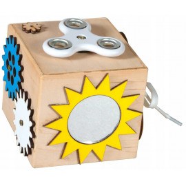 Montessori drevená kocka - malá