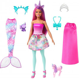 Bábika Barbie Dream rozprávkové oblečky 30cm