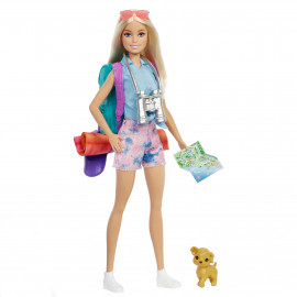 Bábika Barbie Malibu camping 29cm